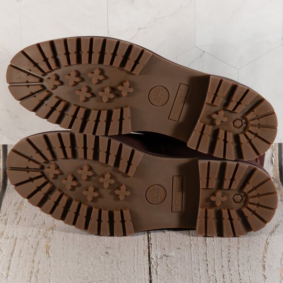 Timberland Courmayeur Valley 6" Boot Color Burgundy Size 11 B (M) - Picture 9 of 16